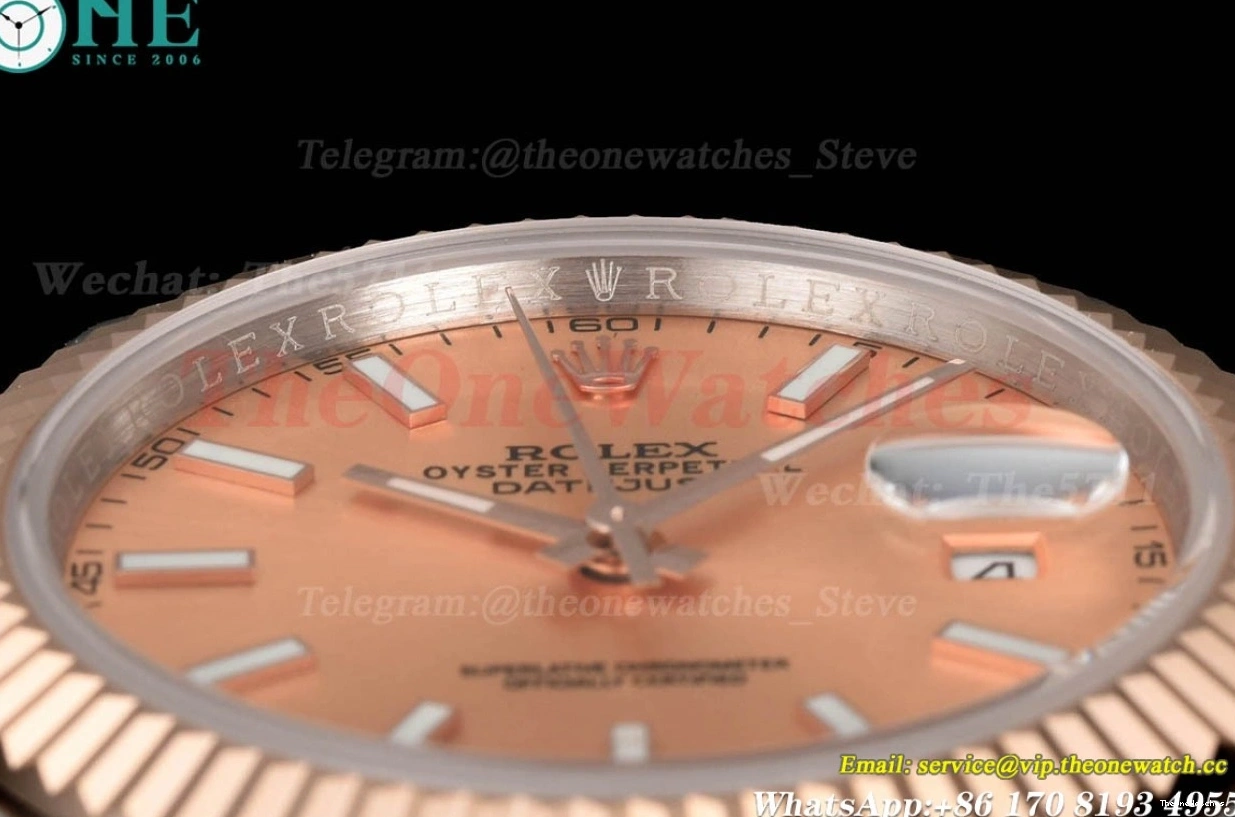 GDF MY8215 Stk RG Datejust 126331 41mm SS Jub Gold 0112